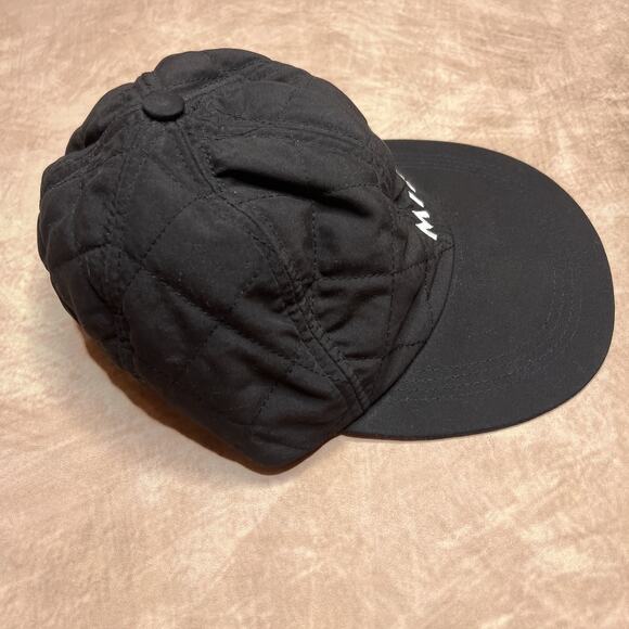 Vintage 90s Mickey & Co Quilted Baseball Cap Disney Embroidery Black Fresh Caps - Picture 3 of 9